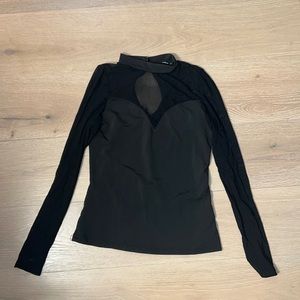 Shein semi sheer top
